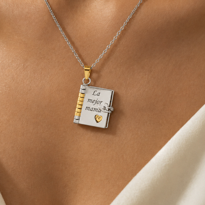 Collar con dedicatoria para madres