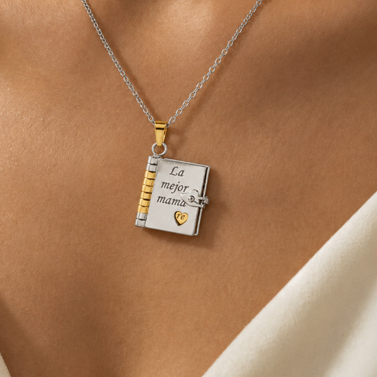 Collar con dedicatoria para madres