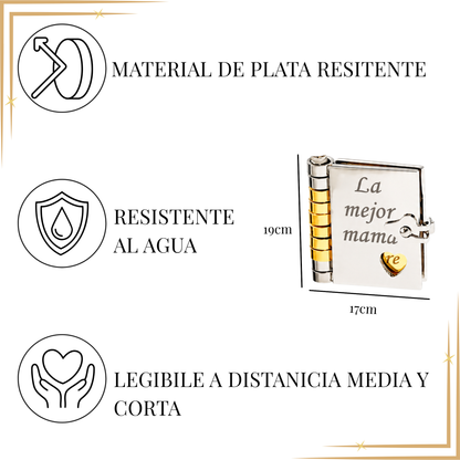 Collar con dedicatoria para madres